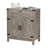 Gray Sideboard with Barn Door and Drawer