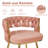 George Bar Stools Set Of 2 Counter Height Velvet Upholstered Modern Barstools With High Backs 4 Metal Legs Chair For Kitchen Island Dining Room Bar-847166791