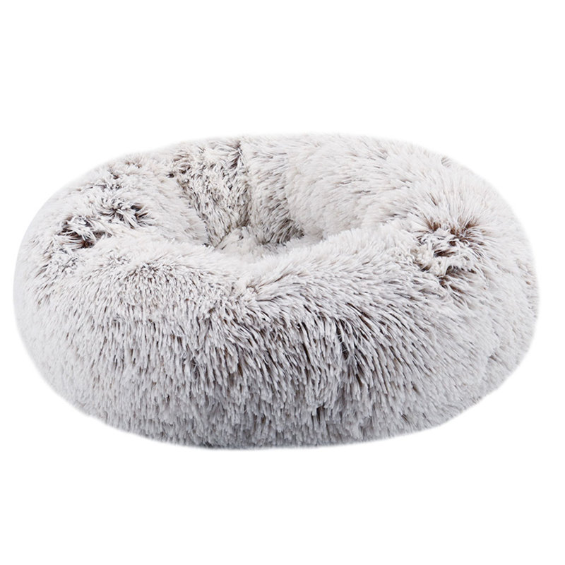 Aguilar Orthopedic Polyester Pet Bed, 70cm W x 70cm D, Brown/White