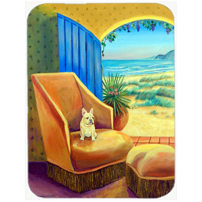 Caroline's Treasures French Bulldog Glass Cutting Board
