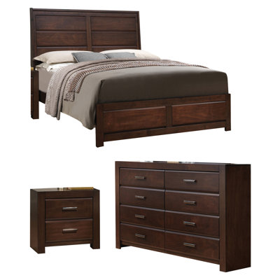 Ensemble de chambre à coucher configurable standard Annesophie