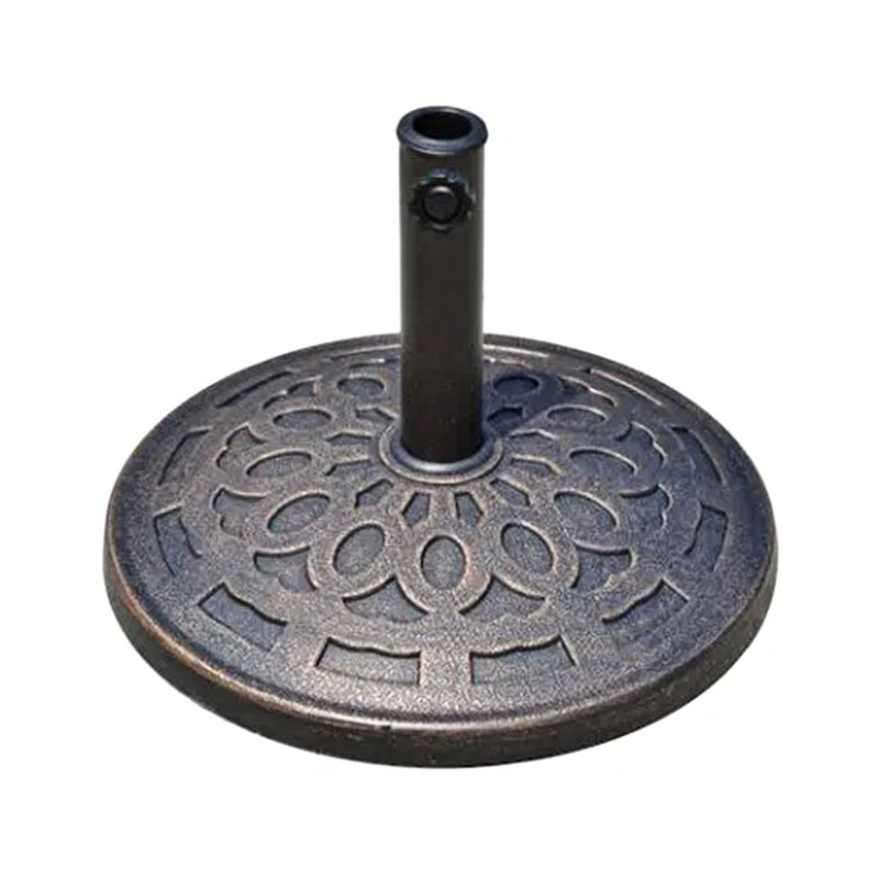 Cleotha Metal Umbrella Base, Bronze