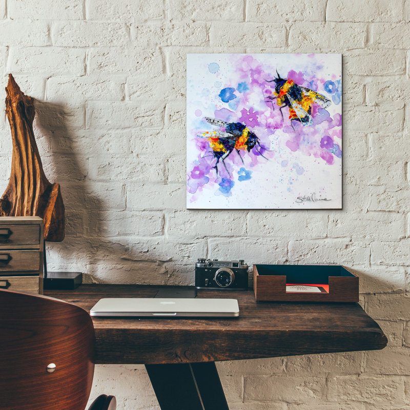 «We Are Bees» par St. Hilaire Elizabeth, H 12 po x l 12 po x P 0,13 po