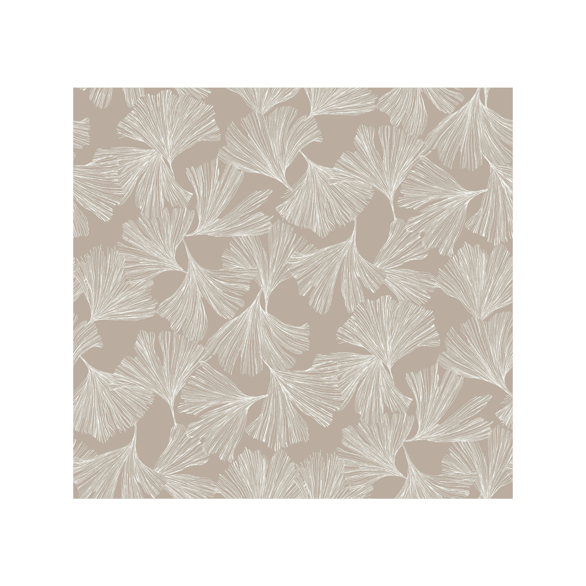 Almerton Modern Floral Wallpaper, Silver