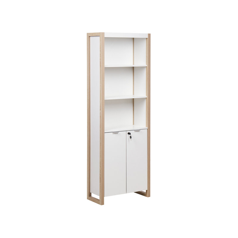 Alanys 184cm H x 64cm W Book Cabinet Bookcase