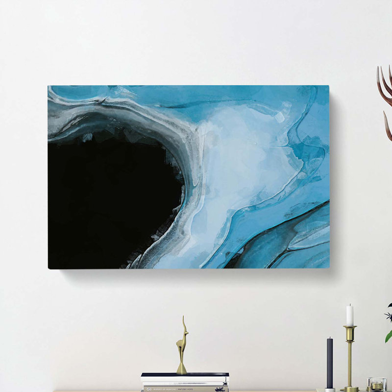 Coming Back In Abstract - Wrapped Canvas Painting, 40cm H x 60cm W x 3cm D