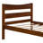 Abbotsholme Wood Low Profile Platform Bed-2031509052