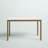 Mizell Rectangular Faux Marble Top Dining Table-1989828397