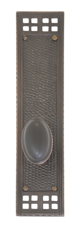 Faux bouton de porte double Stricklin, Bronze huilé