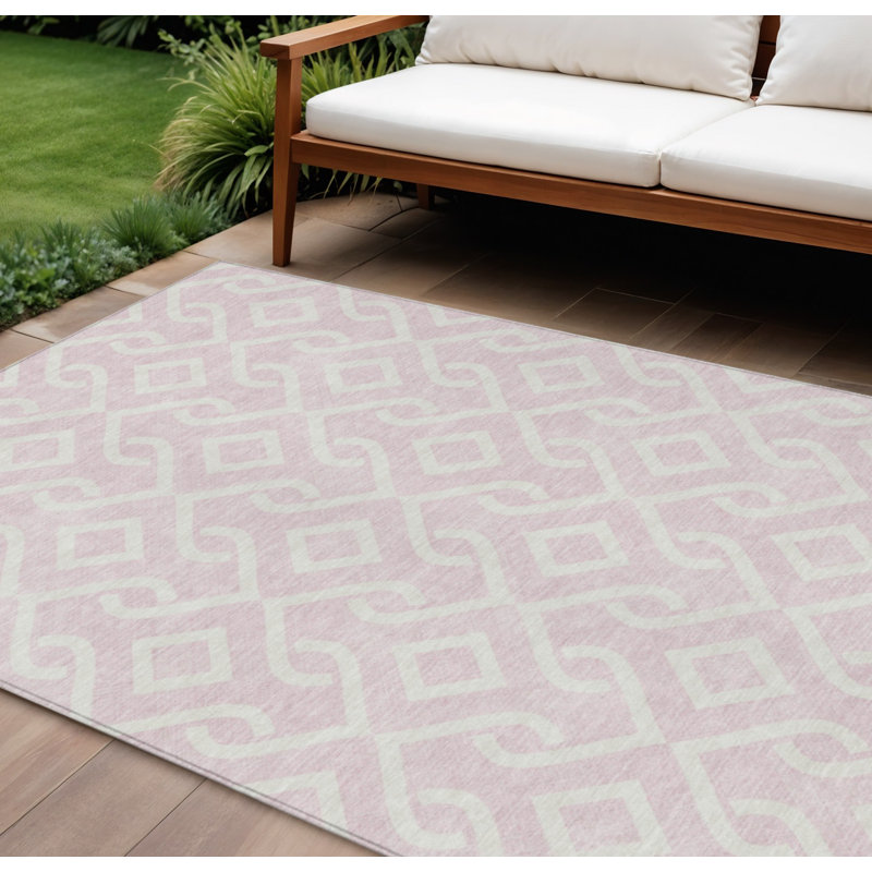 Tapis lavable intérieur / extérieur ivoire 8 pi x 10 pi