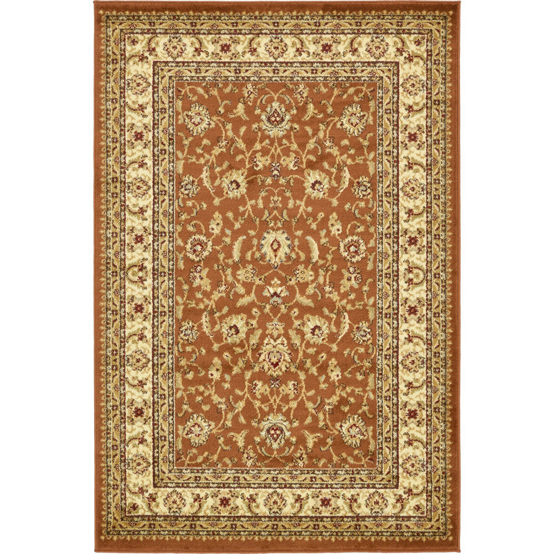 Niles Floral Indoor Rug, Rectangle 4'1" x 6'1"