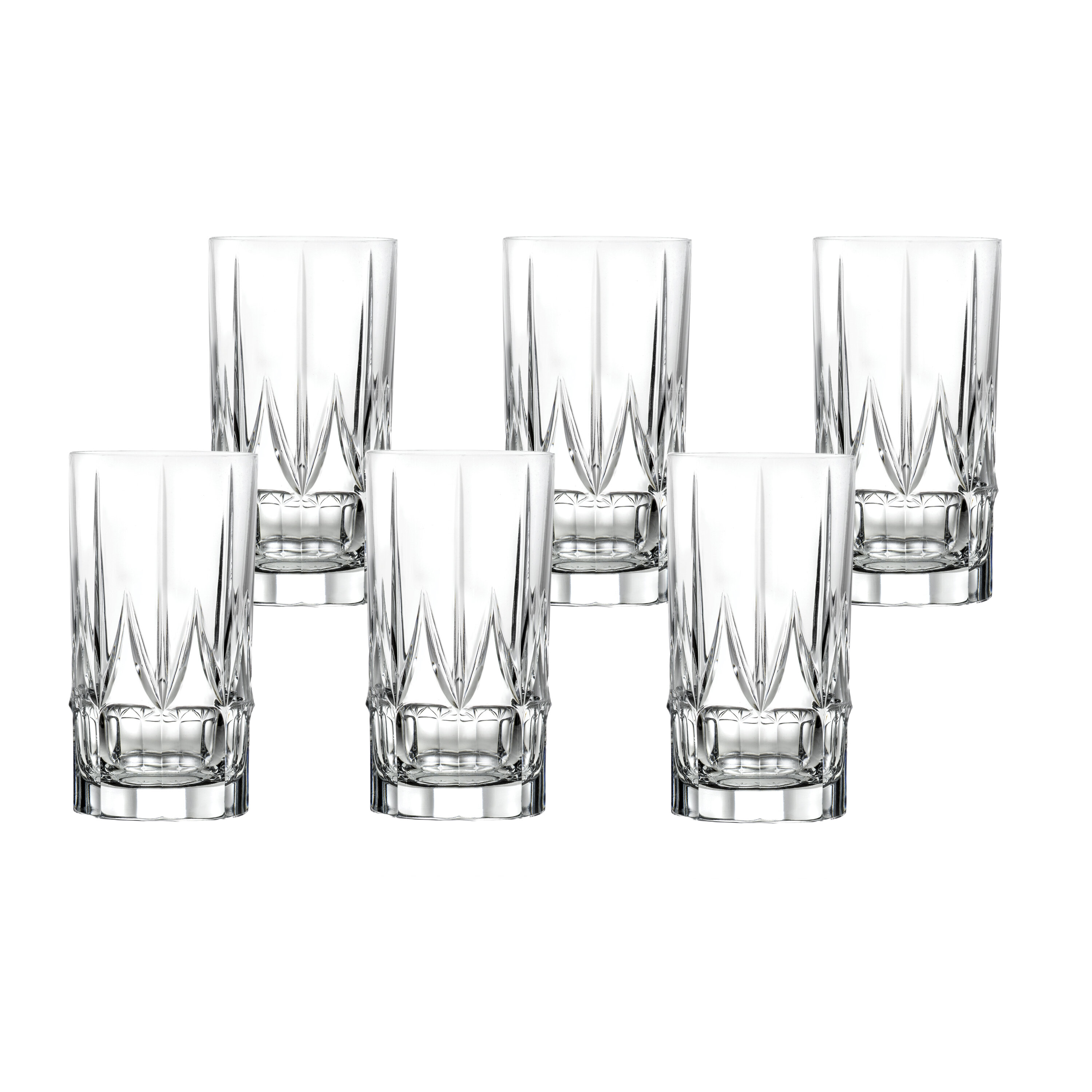 Oolitic Cooler 17 oz. Highball Glass (Set of 10) Orren Ellis
