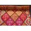 Tapis intérieur en laine rose/beige 2 pi 10 po x 10 pi 9 po main one-of-kind noué la