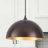 2 Pack Bronze Pendant Lights 16 Inch Large Dome Pendant Light, Modern Farmhouse Pendant Light for Kitchen Island, Dining Room, Cafe, Bar-115827985