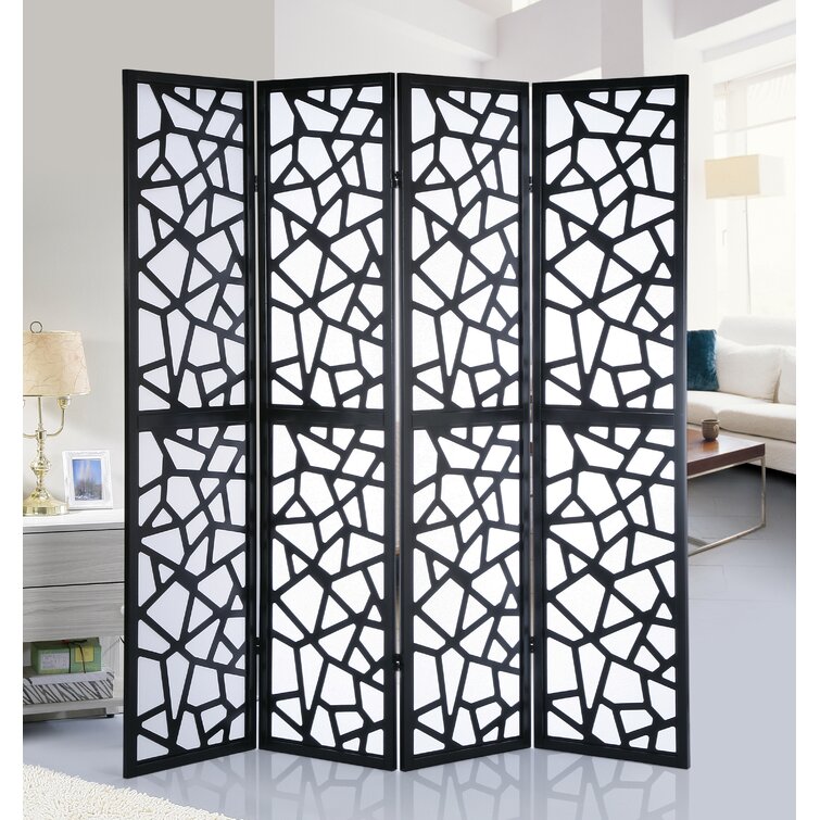 Duponta 70'' W x 70'' H 4 - Panel Folding Room Divider