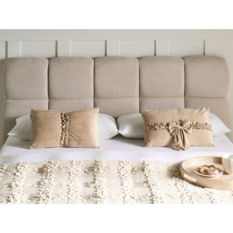 Beige Rectangular Cushion, Beige