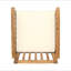 Chaise de salle à manger en acacia, 2 pièces avec 2 coussins-677626467-677626492