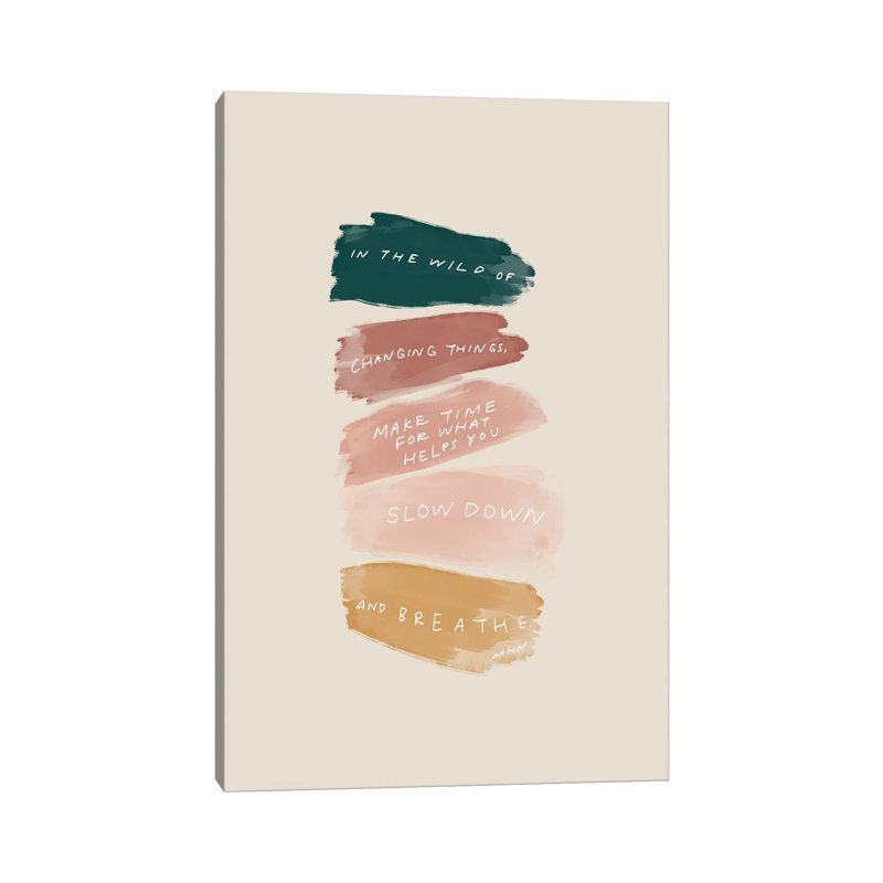 Wild Of Changing Things by Morgan Harper Nichols - Print on Canvas, Wrapped Canvas, 20.32 cm H x 30.48 cm W