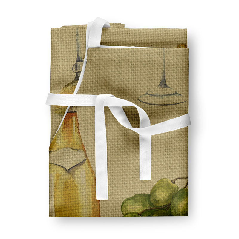 No Pattern Bib Apron