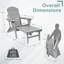 Chaise Adirondack avec repose-pieds Azur-1198052676