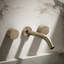Components Wall-Mount Bathroom Sink Faucet Trim with Oyl Handles-1192674223