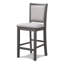 Chaise de comptoir en bois Josiha (ensemble de 6), gris-120785733-120786094
