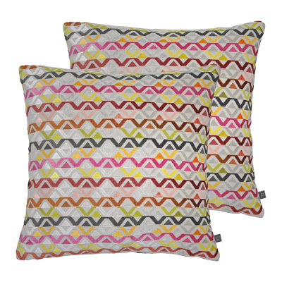 Geometric Square Cushion