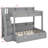 Full Over Twin Bunk Bed With Built-In Storage Staircase, Trundle Bed, Storage Compartments, LED & USB Connectivity-998261334