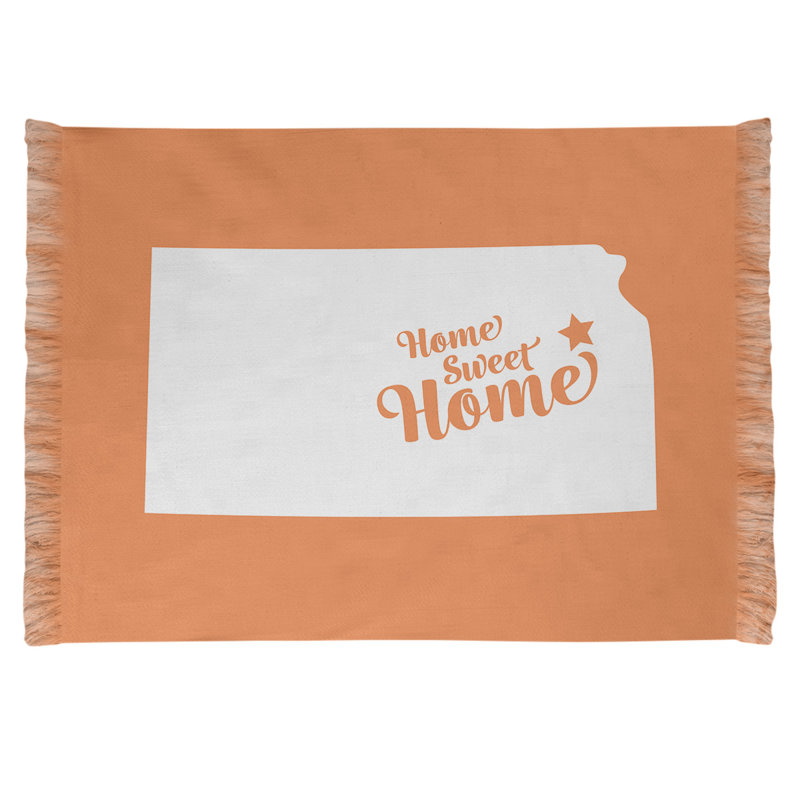 Tapis de zone orange topeka home