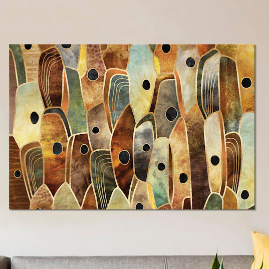 "Cèpe II" par Elisabeth Fredricksson, impression sur toile tendue, H 26 po x l 40 po x P 1,5 po, Toile tendue, Pas de tapis