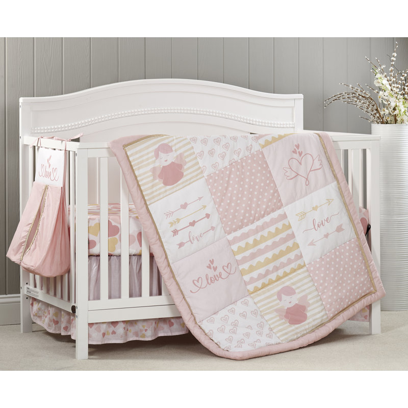 Ensemble de literie pour lit de bébé 4 pièces Oxford Baby Baby Love
