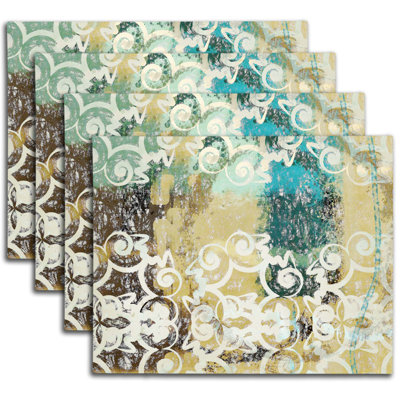 Napperon abstrait en polyester