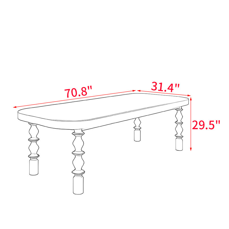 Viradis, 29.5"H x 70.8"L x 31.4"W