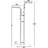 Freestanding Double-Pole Coat Rack With 8 Hooks And Marble-Look Base, Sturdy Metal Clothes Hanger Stand For Entryway, Living Room, And Bedroom Organization