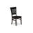 7 Piece Dining Set consists of a Rectangle Dinner Table and 6 Kitchen Dining Chairs, Black-1318889970-1341645303