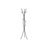 Coat Rack Hall Tree Free Standing Entryway Bedroom Metal Frame Coat Tree Freestanding Coat Rack-1621936644