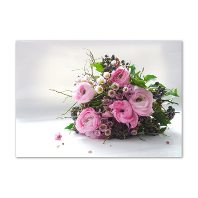 Bouquet Of Roses - Wrapped Canvas Print