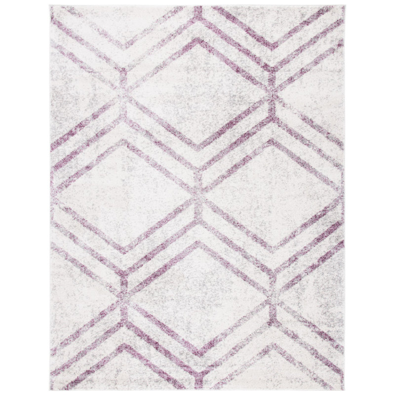 Garney Performance Geometric Rug, Rectangle 8' x 10'