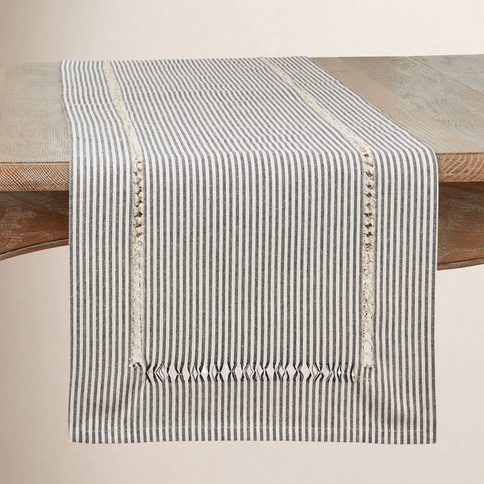 Jaylin Collection Striped Table Runner, 120" x 16"