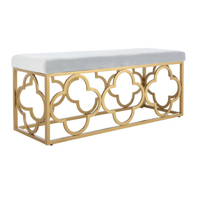 Rainn Upholstered Bench by Everly Quinn