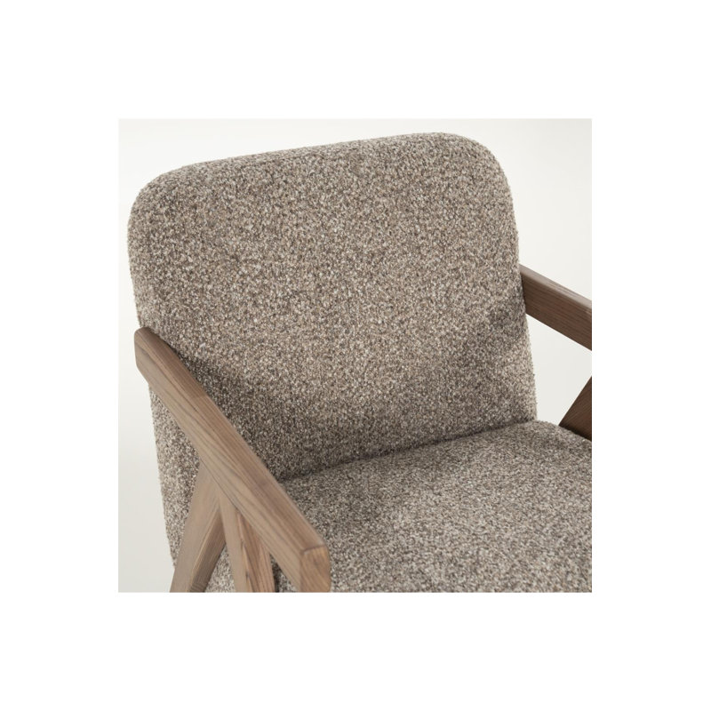 Fauteuil d'appoint Francis, Taupe