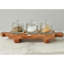Normandy Wood Riser Footed Tray, Medium
