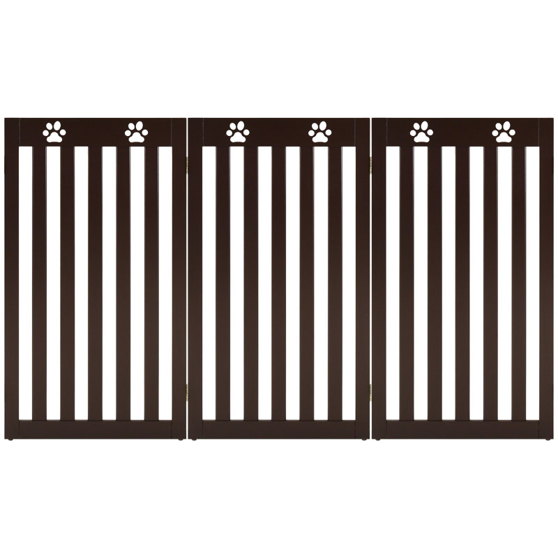 Madera Wood Free Standing Pet Gate