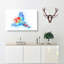 Parrot in Flight in Abstract - Wrapped Canvas Art - Wrapped Canvas-55366460