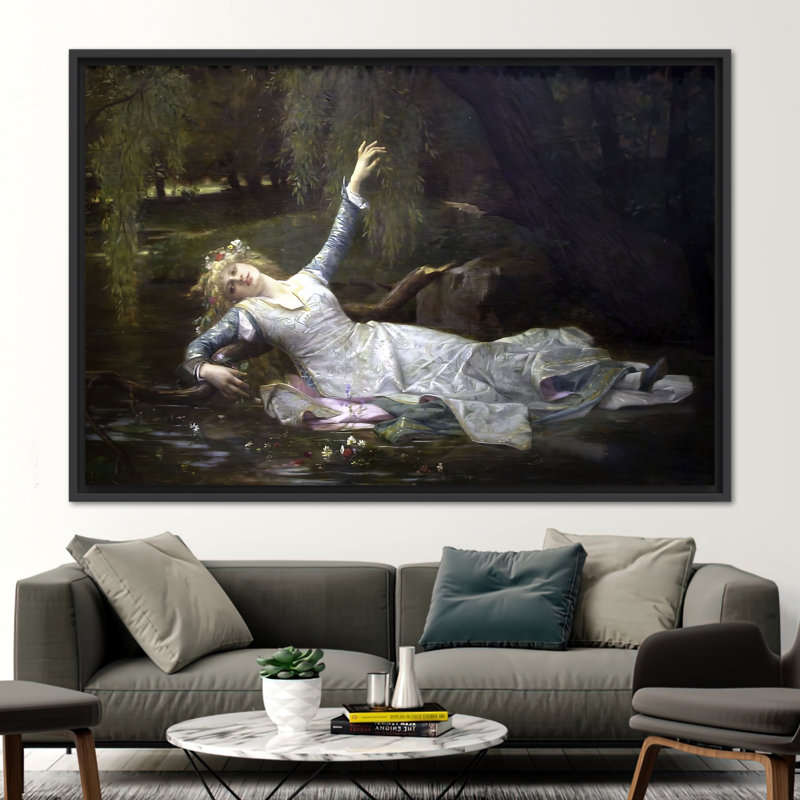 Print on Canvas, 40 cm H x 60 cm W, Black, Framed Print without Mat