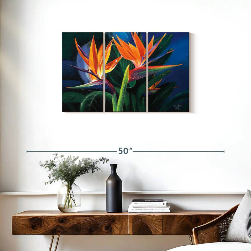 Harnek Birds Of Feather, 20" H x 33" W