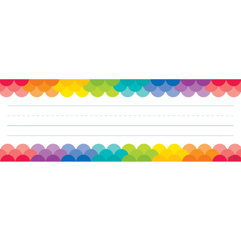 Plaques de nom «Rainbow Scallops»