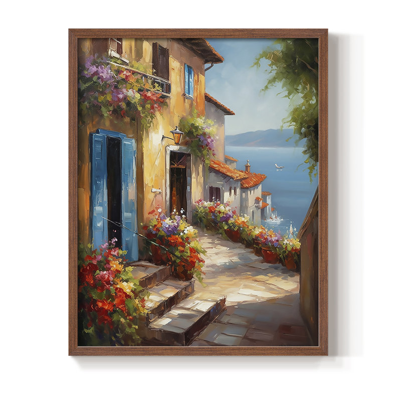 NAUTICAL Series DLIX, reproduction encadrée - bois massif, Noyer, H 15 po x l 12 po