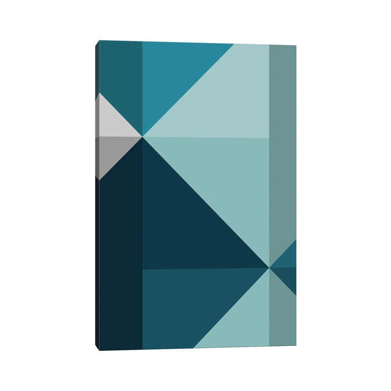 Geometric XVIII - Print on Canvas, Wrapped Canvas, 101.6 cm H x 66.04 cm W x 1.91 cm D