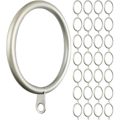 MERIVILLE 28 Pcs Metal Curtain Rings With Eyelets